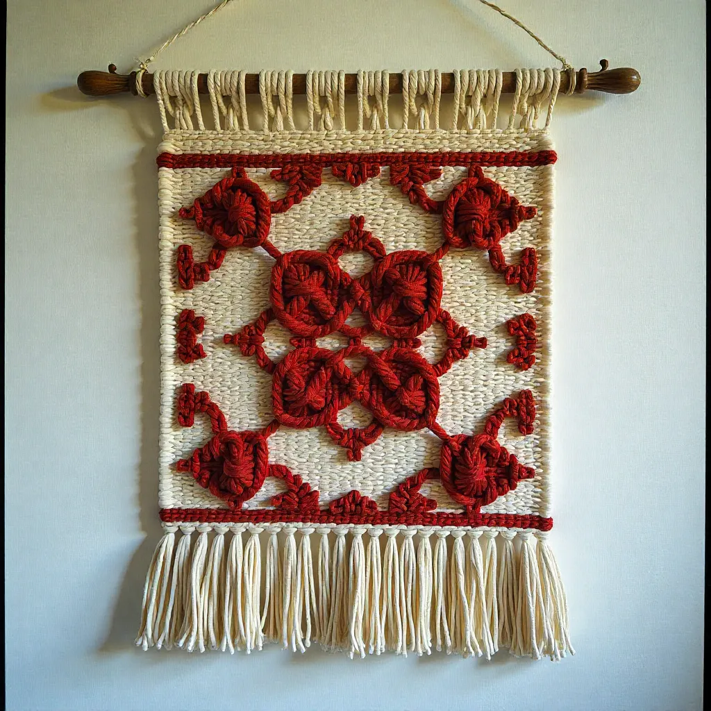 Vevtekstil med dyp tekstur og struktur